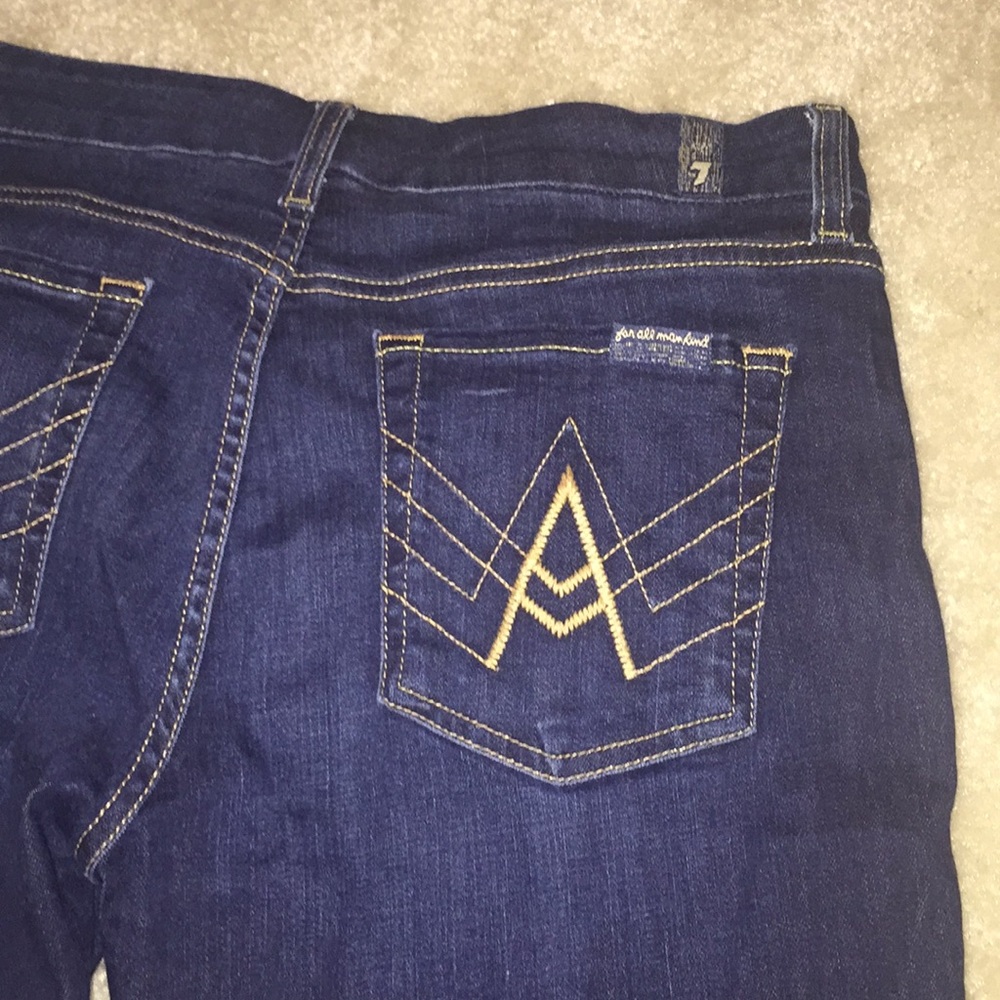 7 for all mankind “A” pocket jeans - Picture 6 of 7